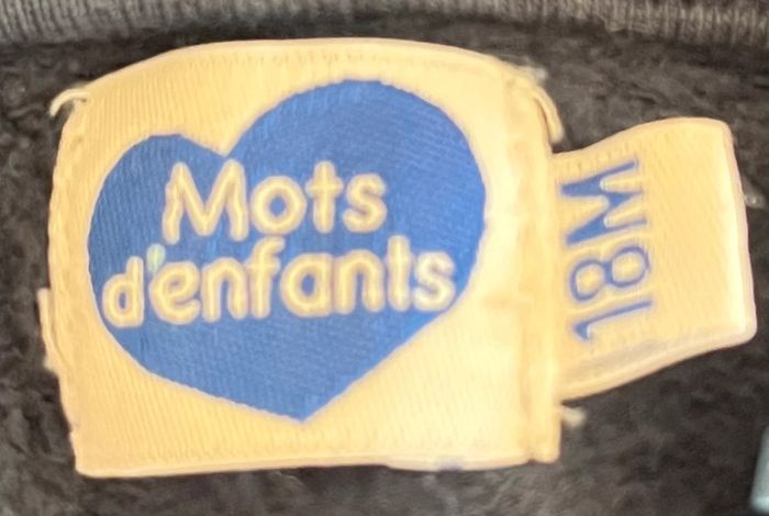 Gilet bleu marine à capuche – 18 mois – Mots d’Enfants - photo numéro 3