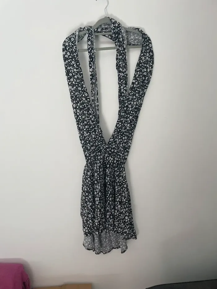 Robe fleuries dos nu
