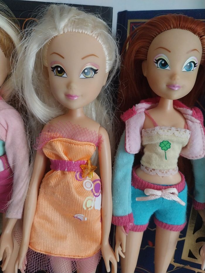 4 Poupées Flora Tecna et Bloom Love and Pet + Stella City Girl Fashion and Magic Winx Club saison 4 Smoby - photo numéro 4