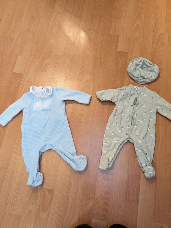 Lot de 2 pyjamas 3 mois