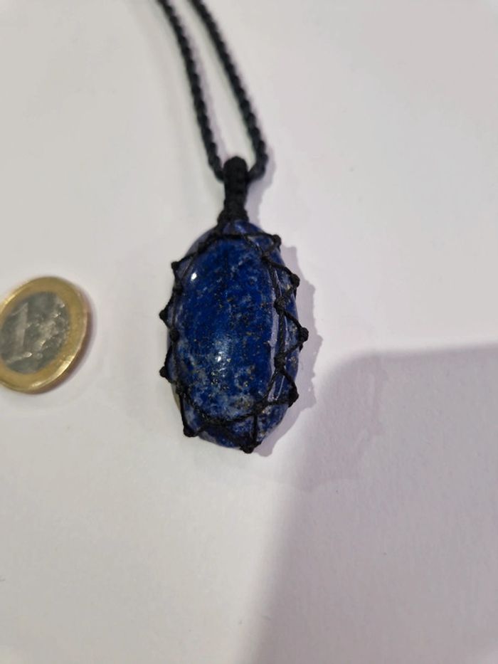 Collier Lapis lazuli Afghanistan - photo numéro 3