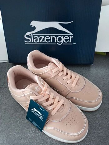 Baskets fille Slazenger rose 30
