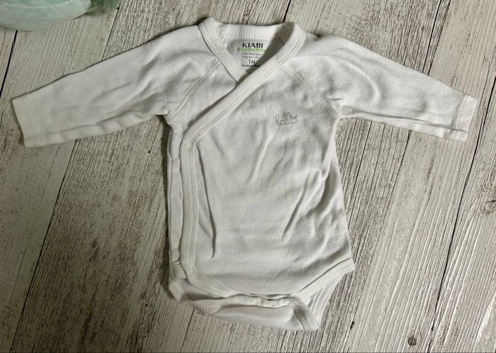 đ° Body croisĂ© Kiabi "Hello" - 1 mois