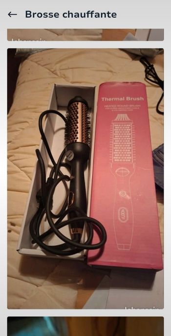 Brosse chauffante  3/1