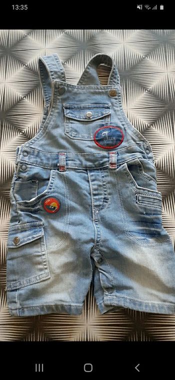Salopette jean orchestra 12 mois