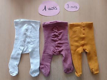 Lot 3 collants 1-3mois