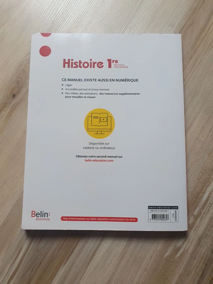 Manuel histoire 1re - photo numéro 3
