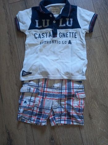 Ensemble T-shirt short lulu castagnette