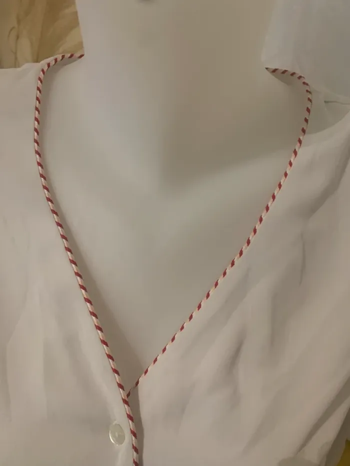 Chemisier maison123 blanche taille 36 Taille S manches longues - photo numéro 4