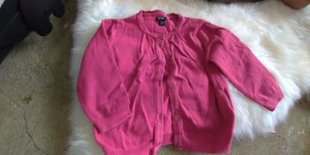 Gilet fushia 24 mois