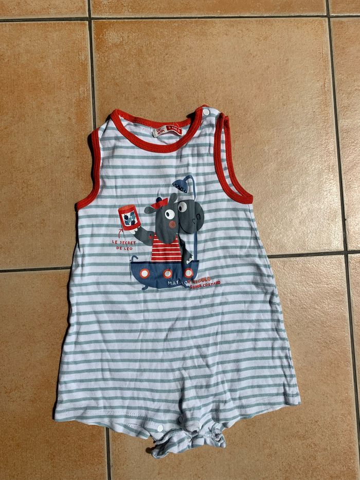 Combinaison courte été DPAM 3 ans