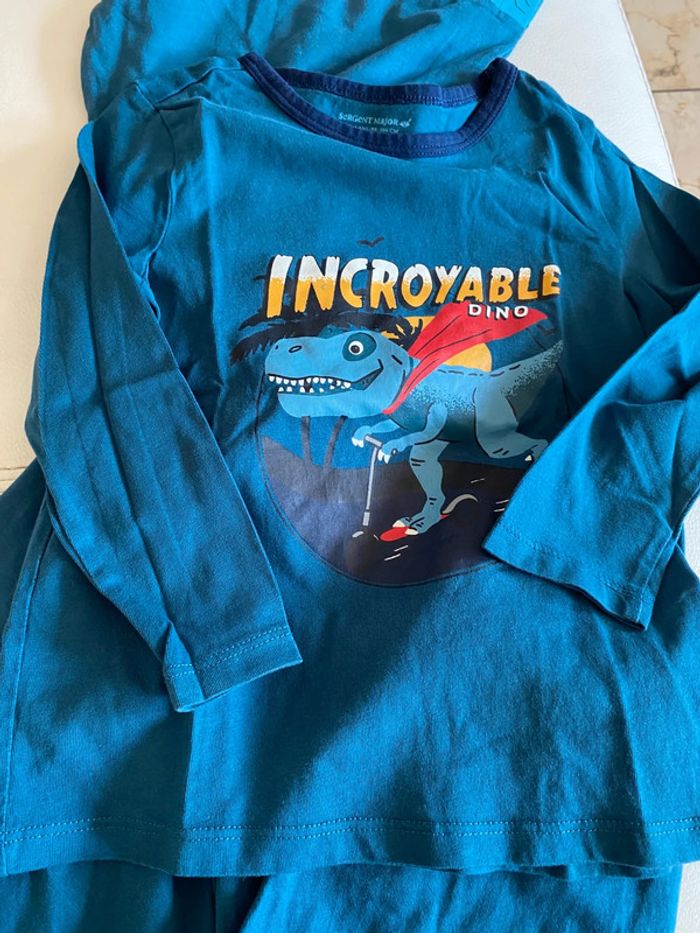 Pyjama déguisement 3/4 ans Sergent major T-Rex - photo numéro 3