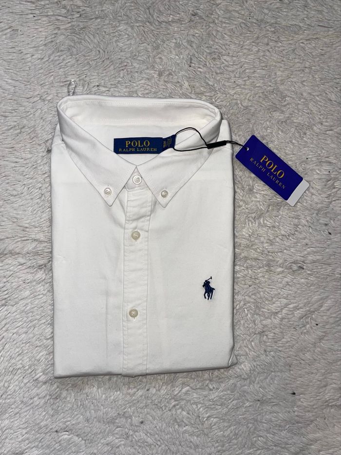 Chemise Ralph Lauren, homme blanche taille xl - photo numéro 1
