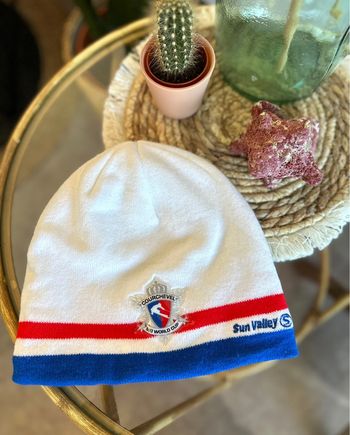 Bonnet blanc Sun Valley Ski World Cup Courchevel