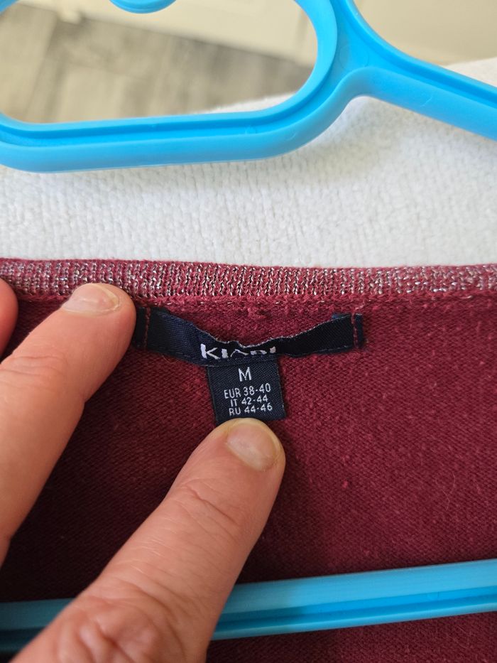 Pull Col v manches longues kiabi en M - photo numéro 4