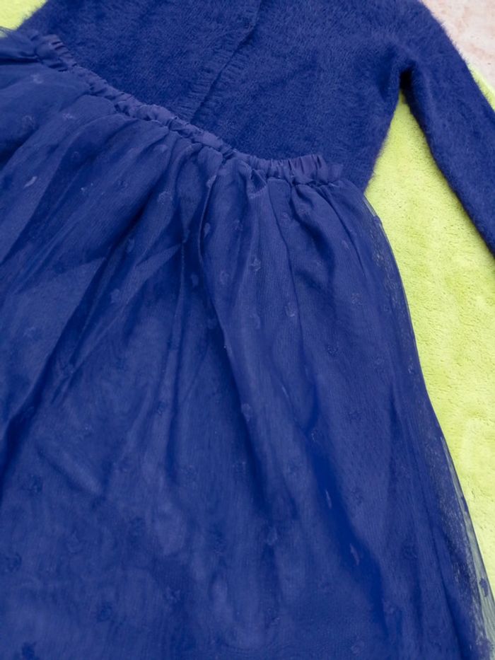 Ensemble jupe gilet violet DPAM taille 10 ans - photo numéro 3