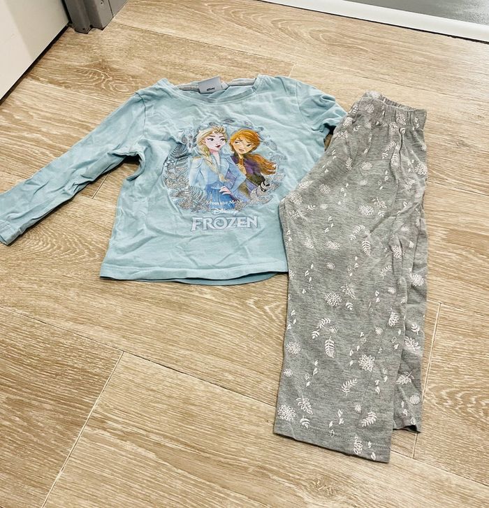 Pyjama 2 pièces la reine des neiges 2 ans - photo numéro 2