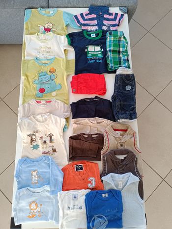 Lot vêtements bébé garçon