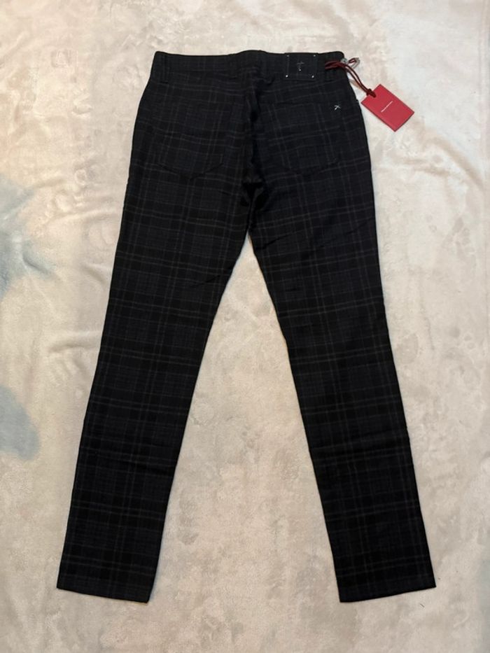 Tramarossa - Jean en laine, coupe droite, Bleu foncé, taille 32 - photo numéro 6