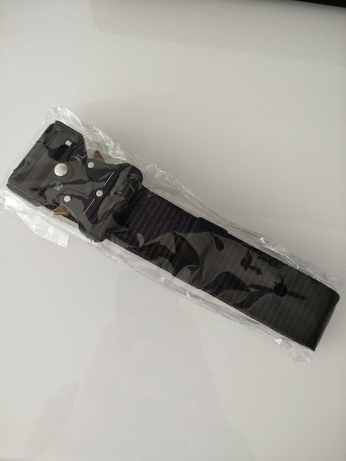 Ceinture militaire ajustable noir - photo numéro 2