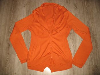 GILET ORANGE "MISS CAPTAIN" - TAILLE 2 - n°01