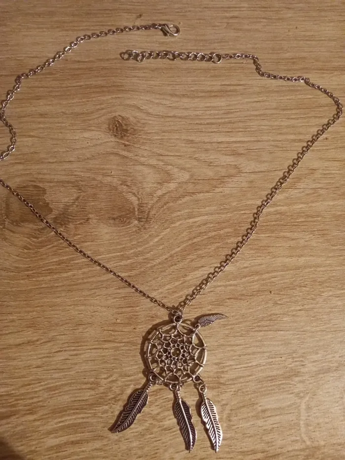 Collier + pendentif attrape rêve