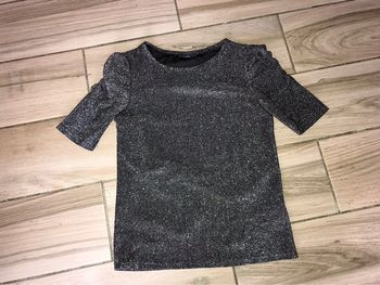 Haut gris argenté kiabi S