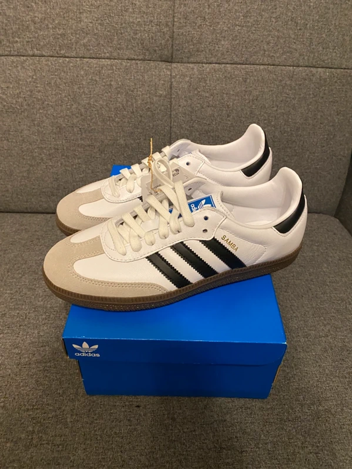 Adidas Samba Blanc 42 - photo numéro 3
