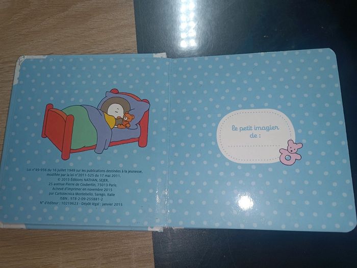 Livre bébé T'choupi au dodo - photo numéro 2