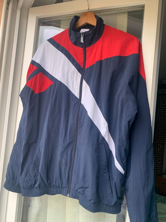 Veste Reebok bleu blanc rouge taille S