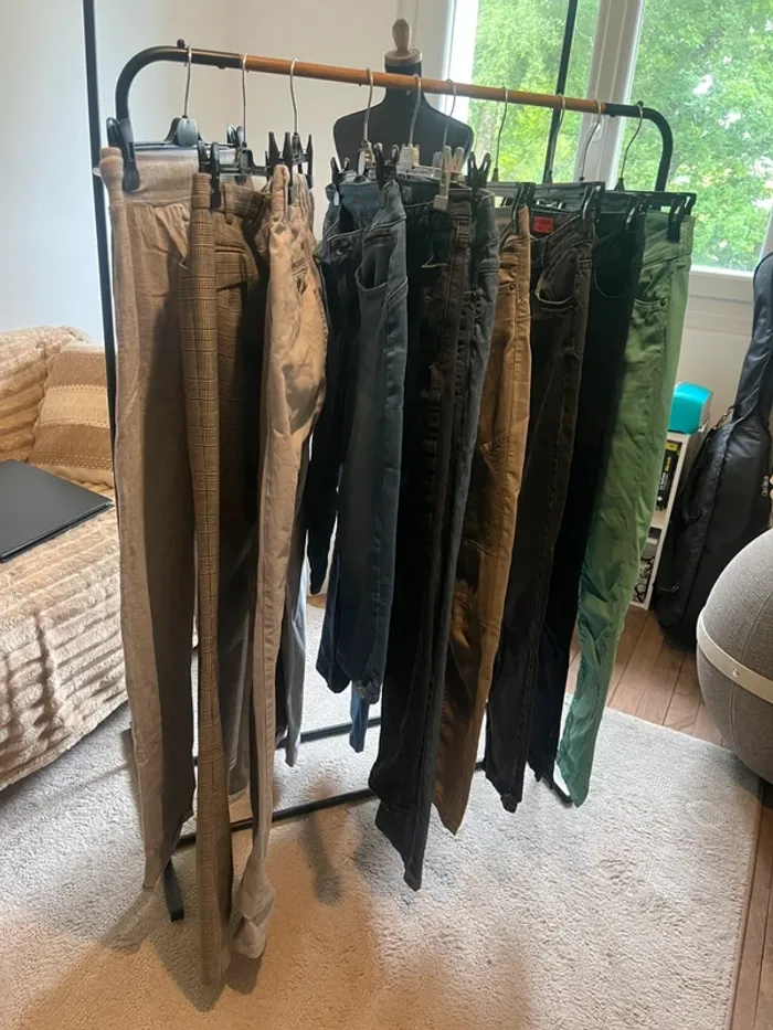 Collection de 10 pantalons - taille 36 / 38