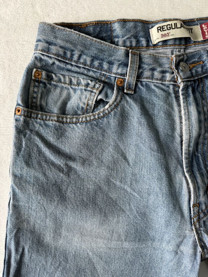 Short en jean Levi’s 505 Regular Fit homme taille W32 L29 en très bon état - photo numéro 3