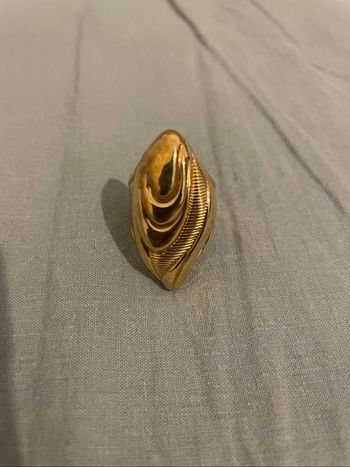 Bague fantaisie dorée