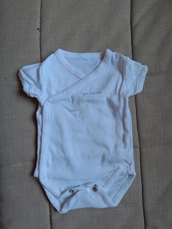Body blanc manches courtes