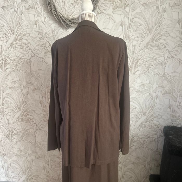 Ensemble chemise et jupe longue marron - photo numéro 5
