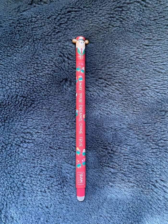 Stylo de la case 24 du calendrier de l’avent Legami Noel 2025