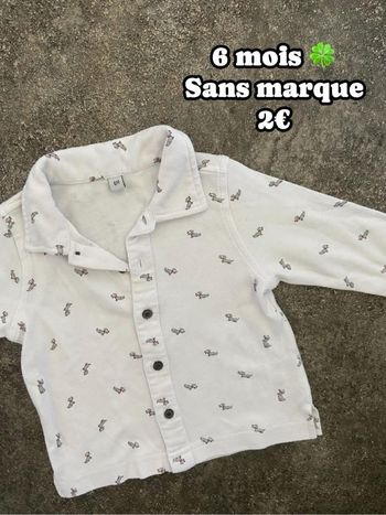 Chemise 🍀 6 mois 🍀 Sans marque