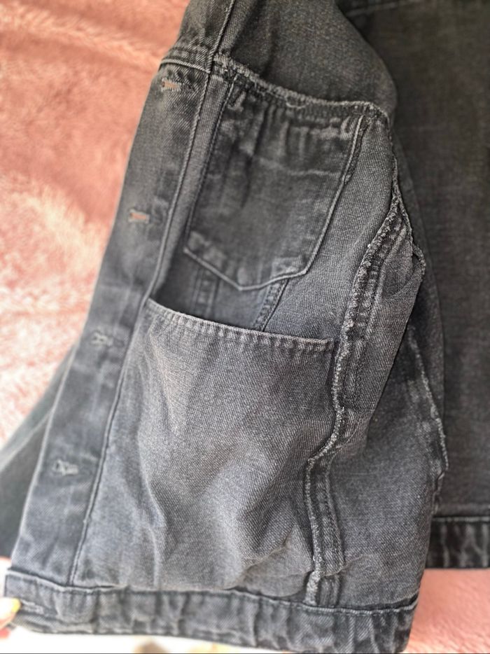 Veste en jean noir - photo numéro 7