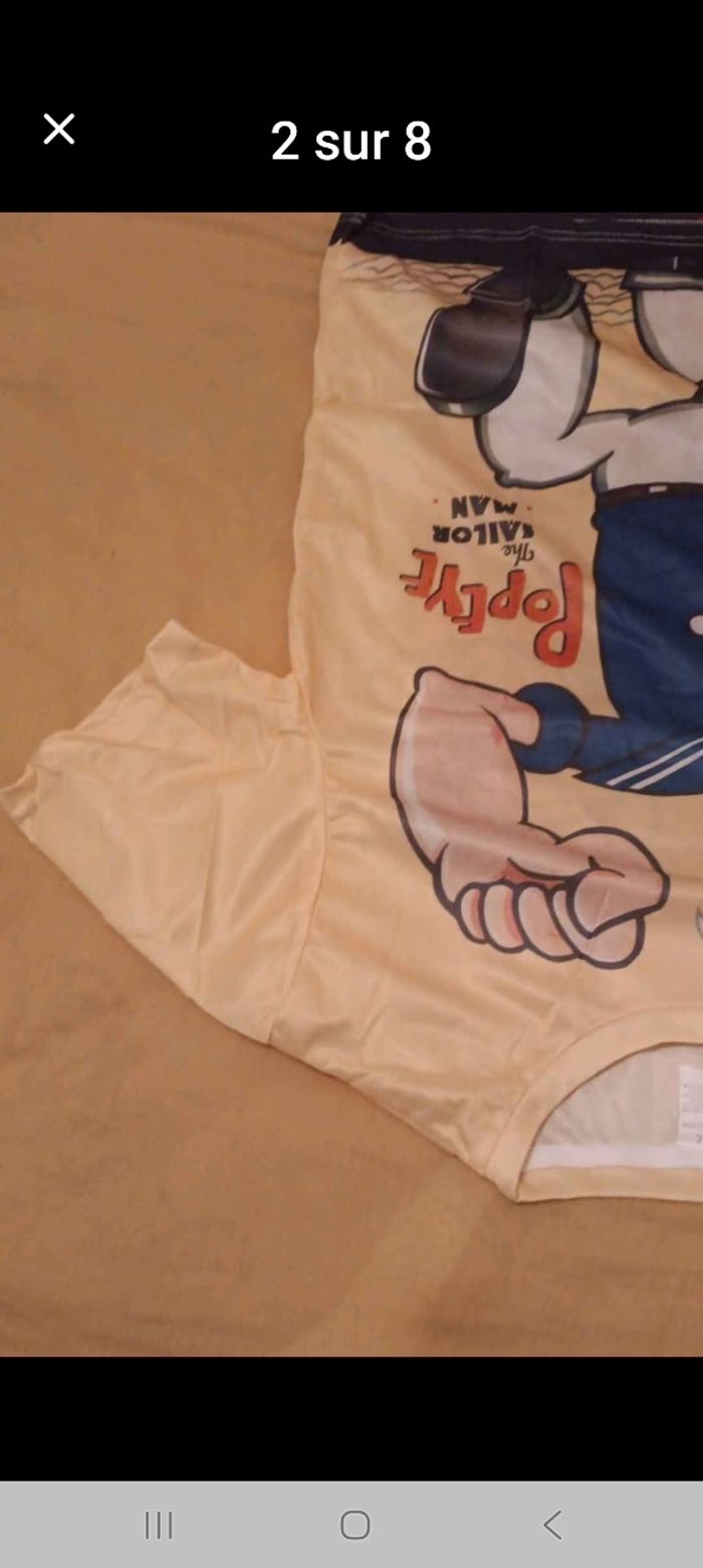 Tshort homme popeye dessin animé taille L - photo numéro 5