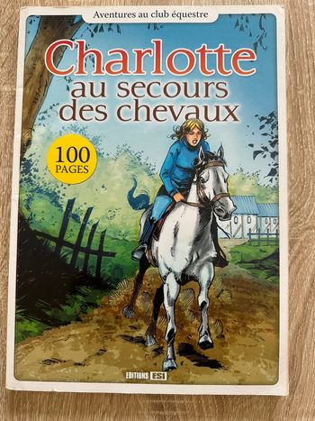 Bande Dessinée Charlotte au secours des chevaux
