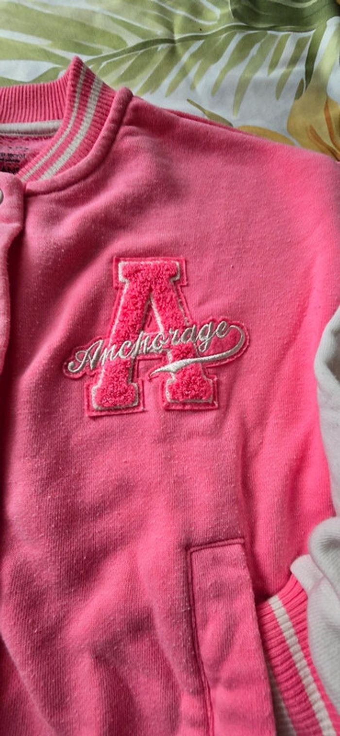 Veste Teddy Rose "Anchorage" - Style Campus Américain !
6 ans - photo numéro 2