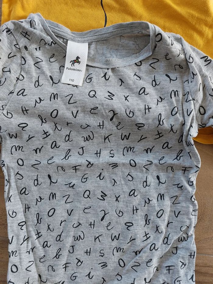 2 tee-shirt in extenso fille 4 ans - photo numéro 2