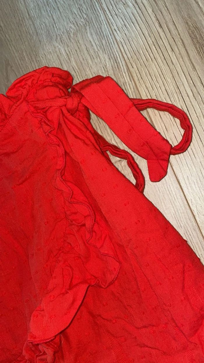 Jupe rouge courte taille M - photo numéro 2