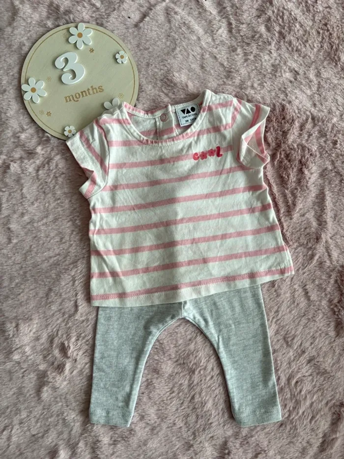 Ensemble legging 3 mois - photo numéro 2