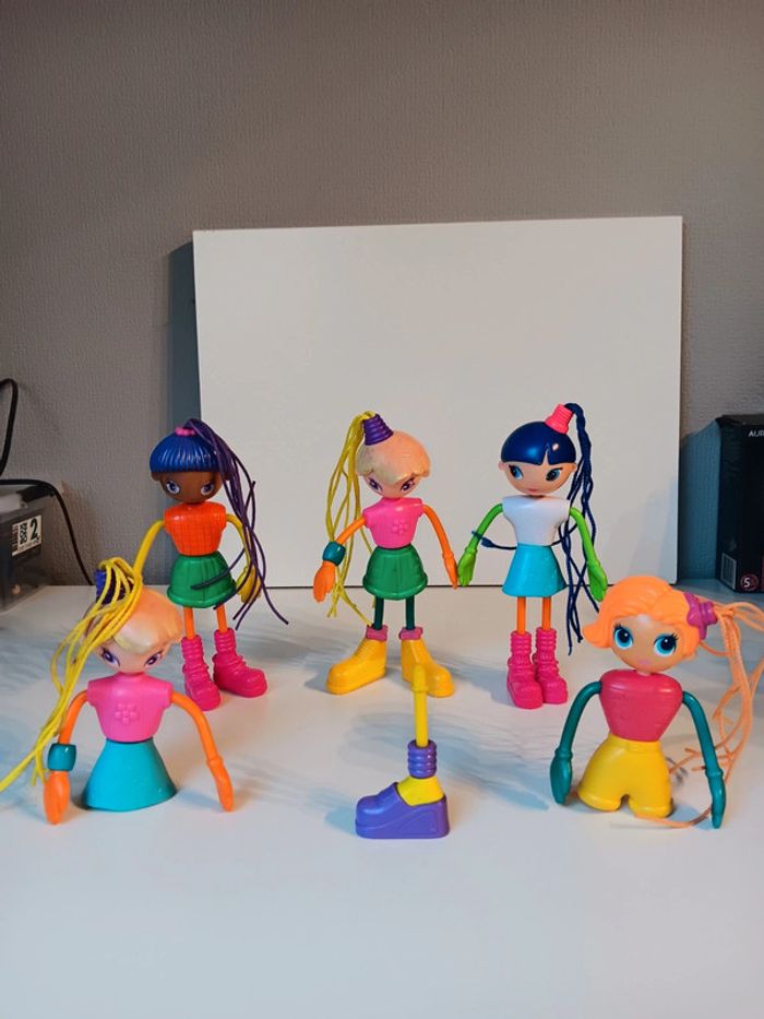 Lot figurines vintage betty spaghetty + pièces détachées