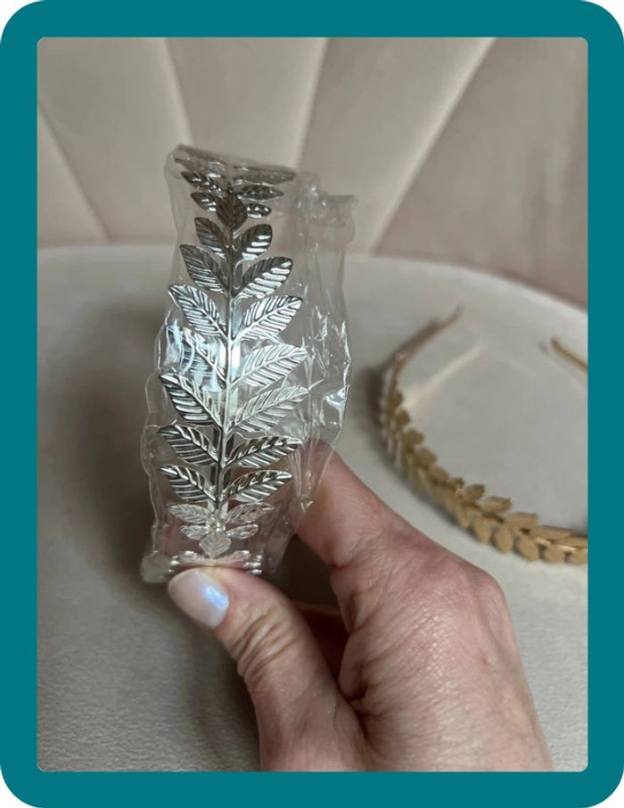 Lot de deux serre-tête motif feuillages taille unique - photo numéro 6