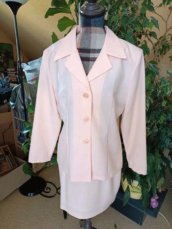 Ensemble jupe abricot