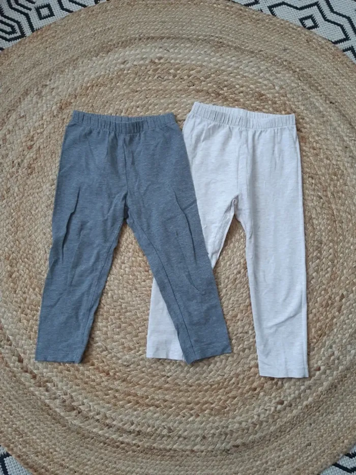 Lot de 2 leggings La Redoute 2 ans