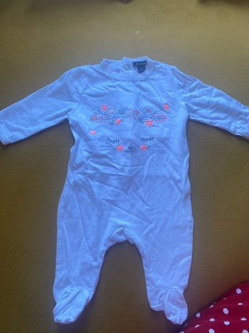 Pyjama 1 pièce 1 mois