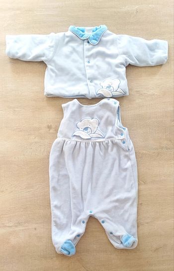 Grenouillère et gilet 3 mois